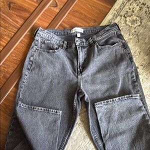 Abercrombie & Fitch Curve Love 90’s straight mid rise